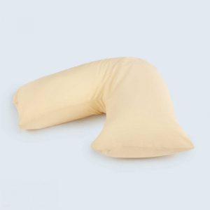 Banana Pillow - 100% Cotton Slip - Large - Apricot