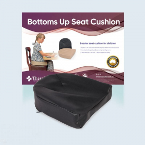 BottomsUp Seat Cushion - Children's Booster Seat Chair Cushion- Charcoal Colour Only - Bottoms Up: (2-7 years)