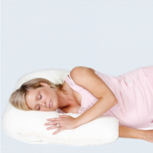 Side Snuggler Pillow - Side Snuggler in Charcoal Slip - 100% Cotton