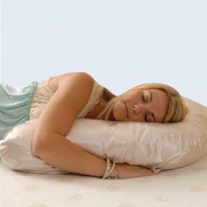 Side Snuggler Pillow - Side Snuggler in Teal Slip - 100% Cotton
