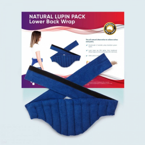 Natural Lupin Pack - Lower Back Wrap - Lupin Back/Hip - Cotton - Charcoal