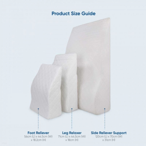 Leg Relaxer Support - Quilted in White Polycotton cover