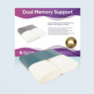 Thera-med Dual Memory Support - Cushion or Back Support - Dura-Fab Option - (Suede)