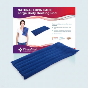 Natural Lupin Pack - Large Body Heating Pad - Lupin Body Large - Cotton - Charcoal