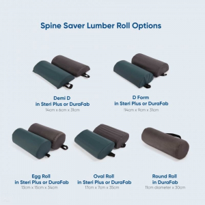 Spine Saver Lumbar Roll - Traditional Foam - Oval