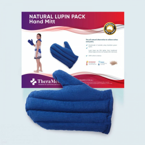 Natural Lupin Pack - Hand Mitt - Lupin Hand - Cotton Corduroy - Blue