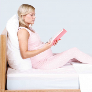 Pyramid Body Pillow - With Ruffled Slip - Pink - Poly/Cotton