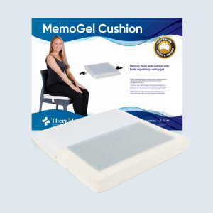 MemoGel Chair Cushion - Cooling Gel Memory Foam Seat Cushion - THERA-MED Memo-Gel Cushion