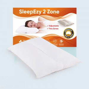 Sleepezy 2 Zone Pillow - 80% Down