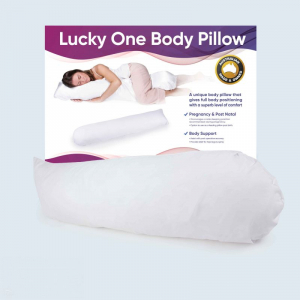 Lucky One Body Pillow - Lucky ONE Body Pillow With Cream Slip - Poly/Cotton