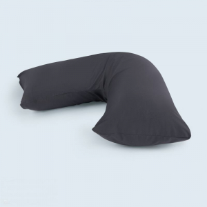 Banana Pillow - 100% Cotton Slip - Large - Charcoal