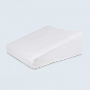 Contoured Bed Wedge - 100% Cotton Pillow Slip - Cream
