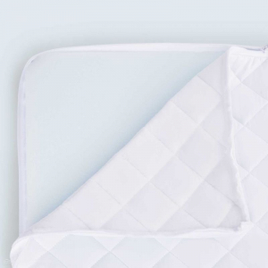 Contoured Bed Wedge - Steri-Plus (Waterproof) + White Cotton Overslip