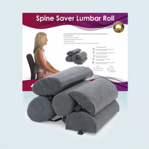 Spine Saver Lumbar Roll - Traditional Foam - D Shape Steri-Plus