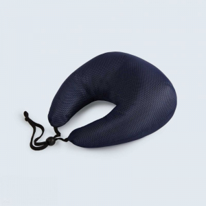 Traveller's Pillow - Neck Support Cushion - Mid Brown